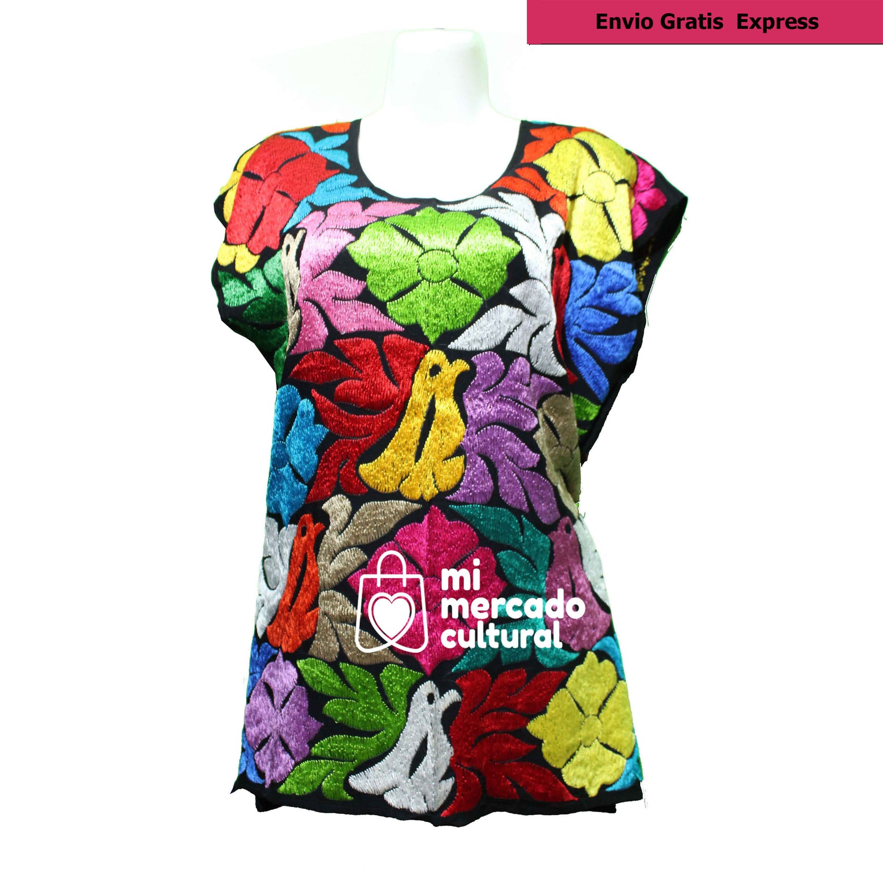 Blusas Tradicionales Blusa Bordada De Oaxaca Huipil Blusas Tipicas