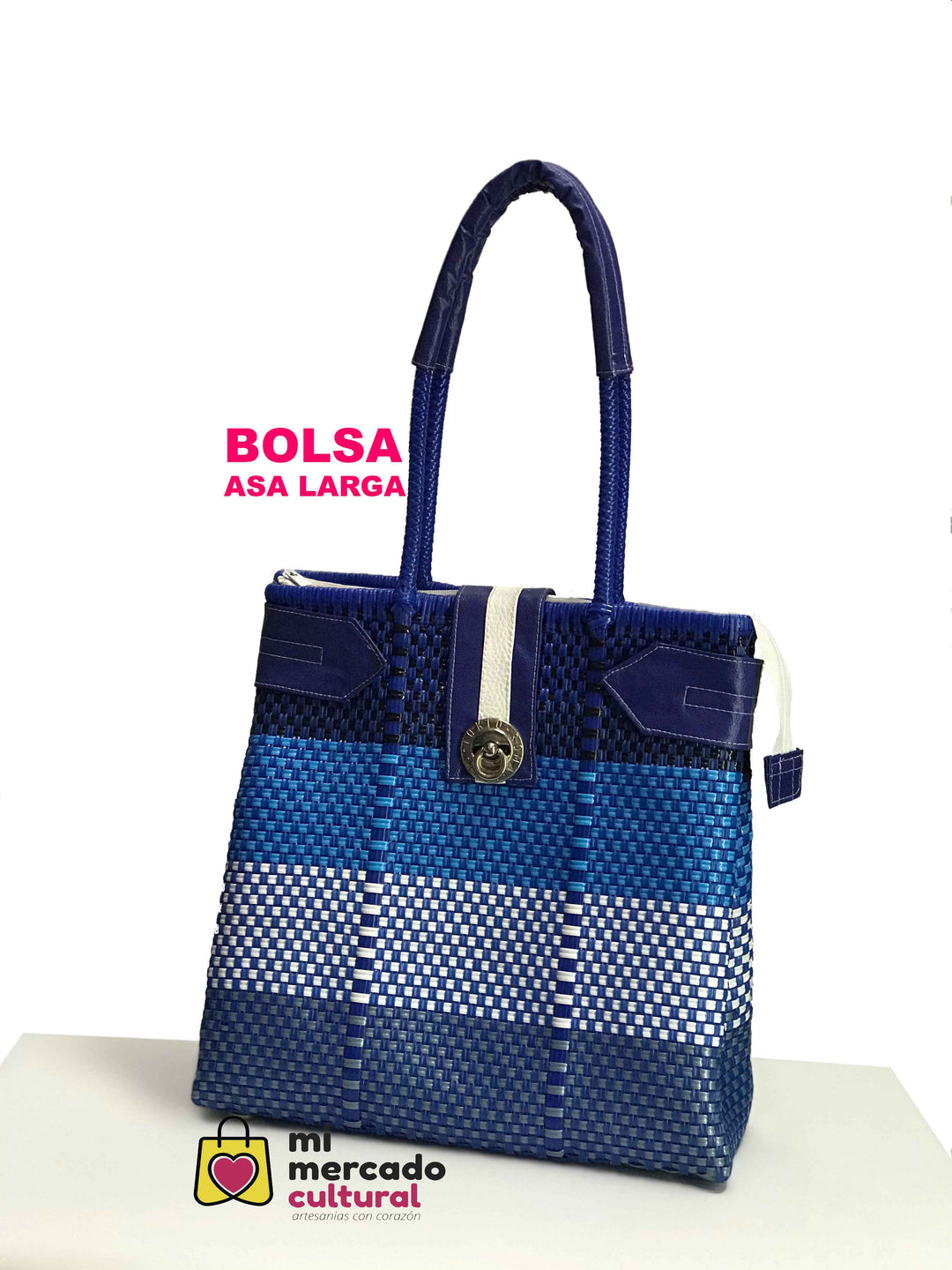 Oaxaca Bolsa Tejida De PlÃ¡stico Bolsa Tejido De Color (verde Jade