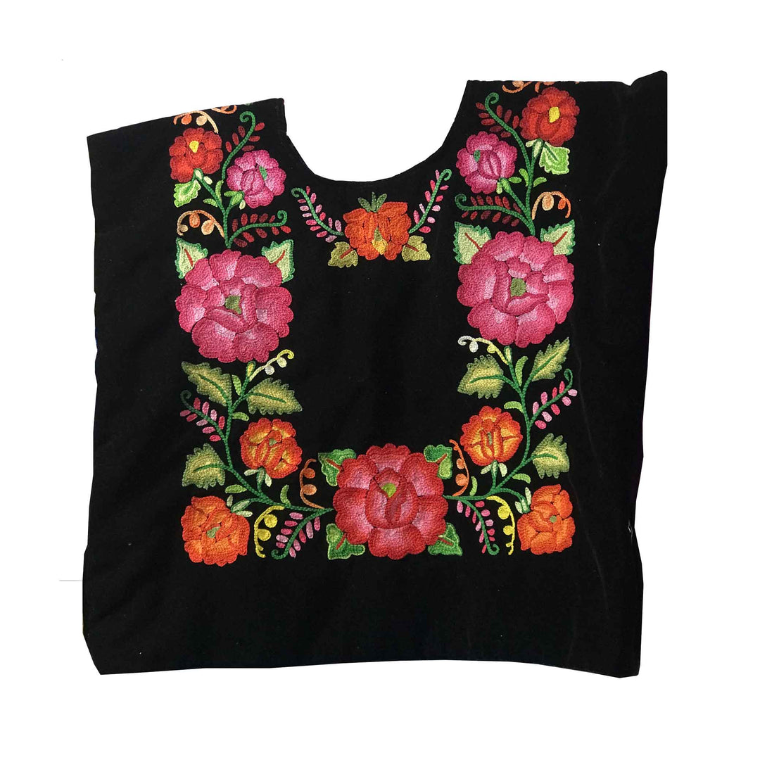 Mexican Huipil Huipil Tehuana Bordado A Mano Bordado Huipil